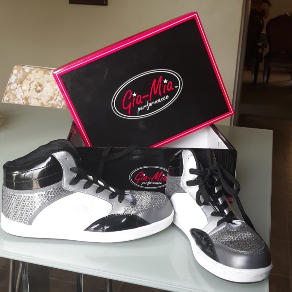 Hip hop dance shoes.
